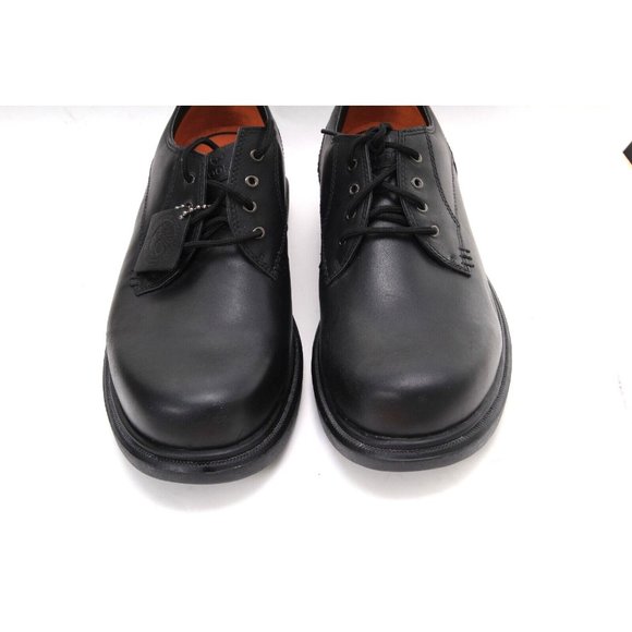 NWOB timberland montgomery shoes oxfords lace up black leather mens sz 10 W WIDE - Picture 3 of 12